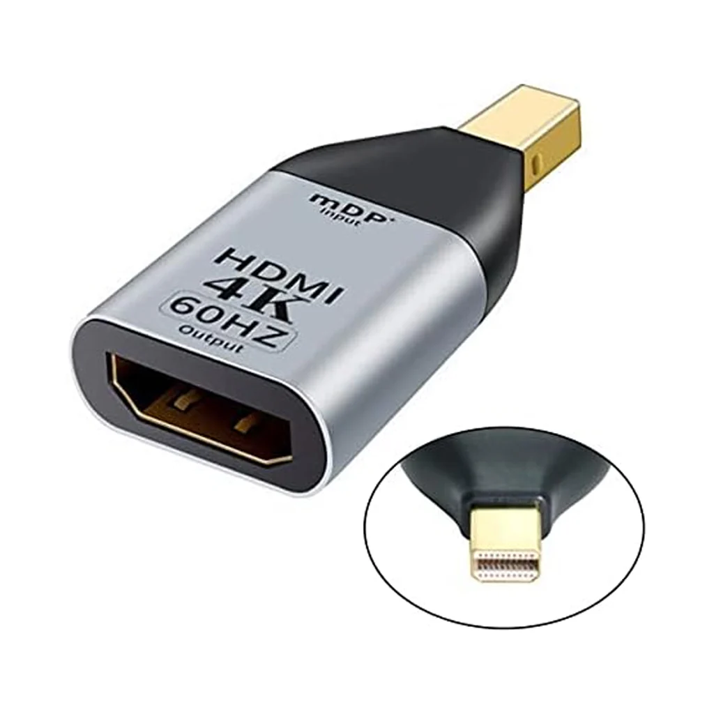 TECPHILE - 4K@60hz Mini Display Port to HDMI Adapter