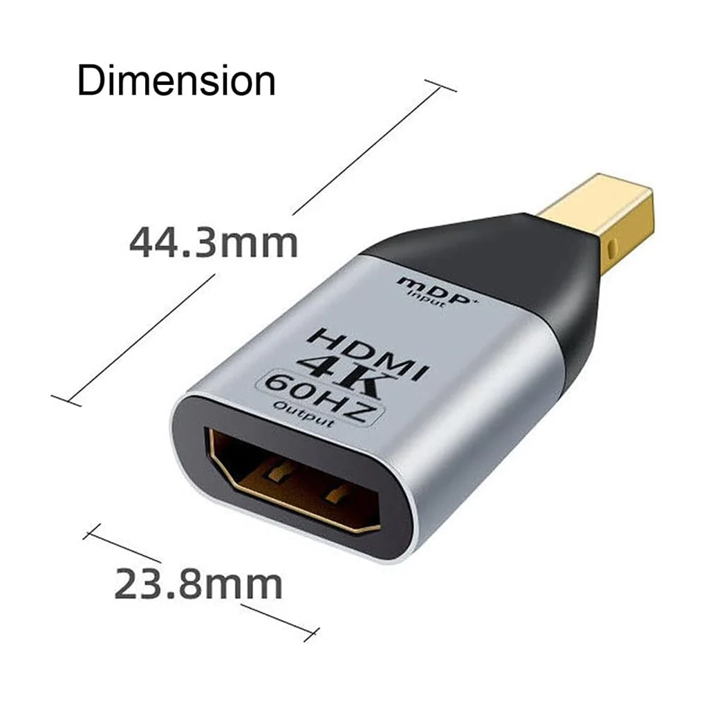 TECPHILE - 4K@60hz Mini Display Port to HDMI Adapter - Image 2