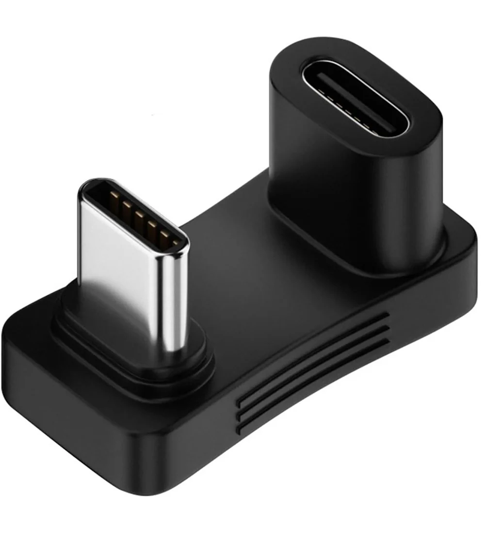 TECPHILE- 4K USB C to Type C U Shaped PD Adapter