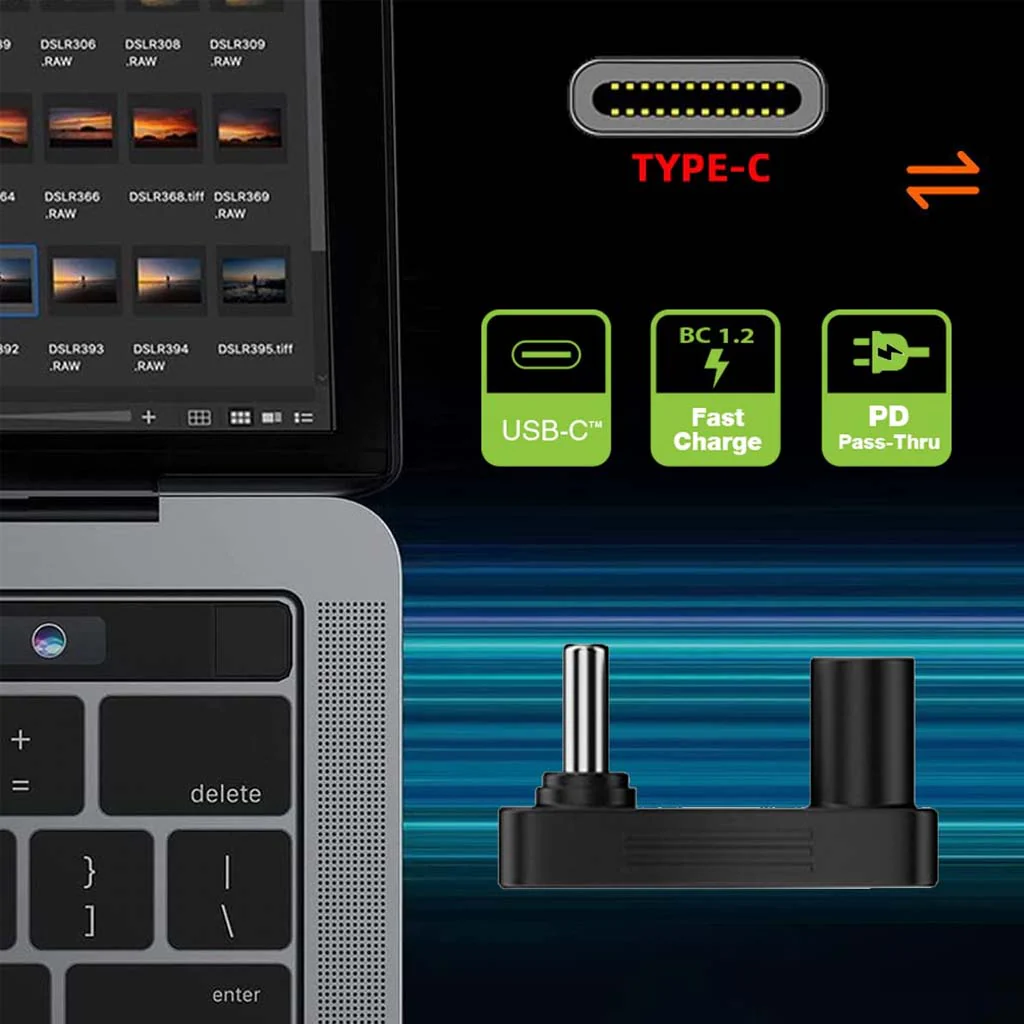 TECPHILE- 4K USB C to Type C U Shaped PD Adapter - Image 6