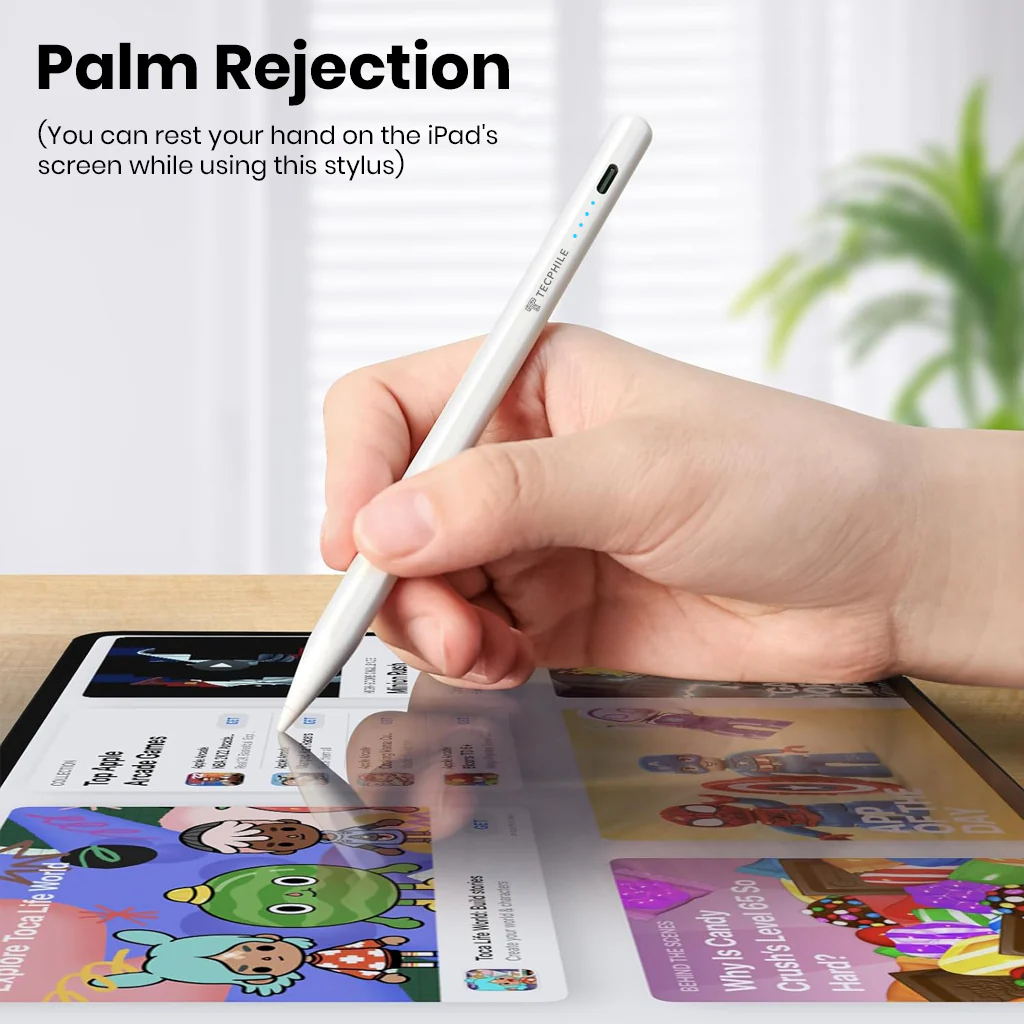 TECPHILE- 603 Stylus Pen New iPad Pencil for 2018 & Later Models with Battery Indicator - Image 6