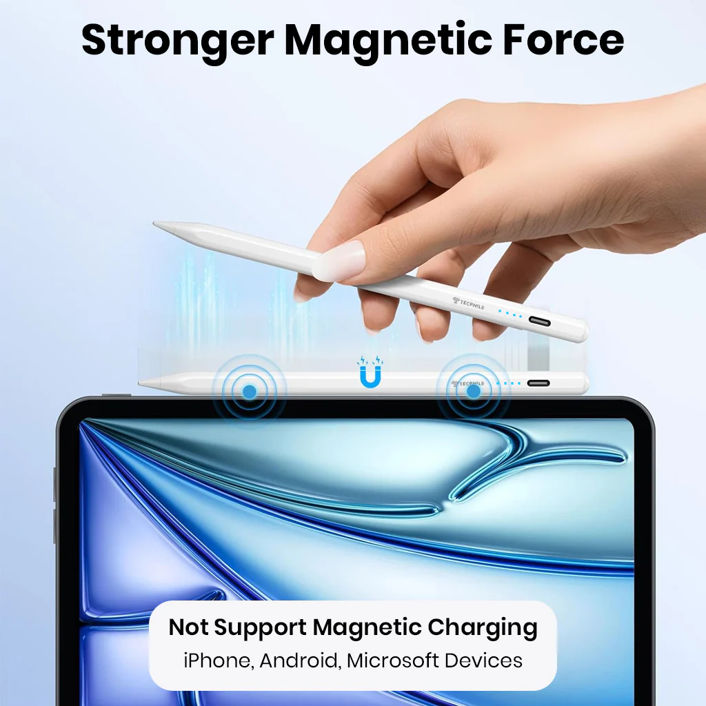 TECPHILE- 603 Stylus Pen New iPad Pencil for 2018 & Later Models with Battery Indicator - Image 8