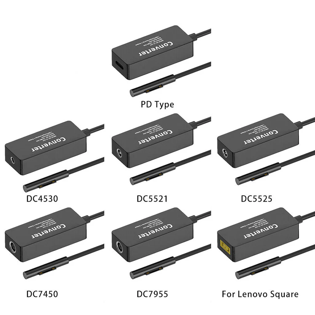 TECPHILE 65W Surface Pro Charging Converter Cable - Image 2