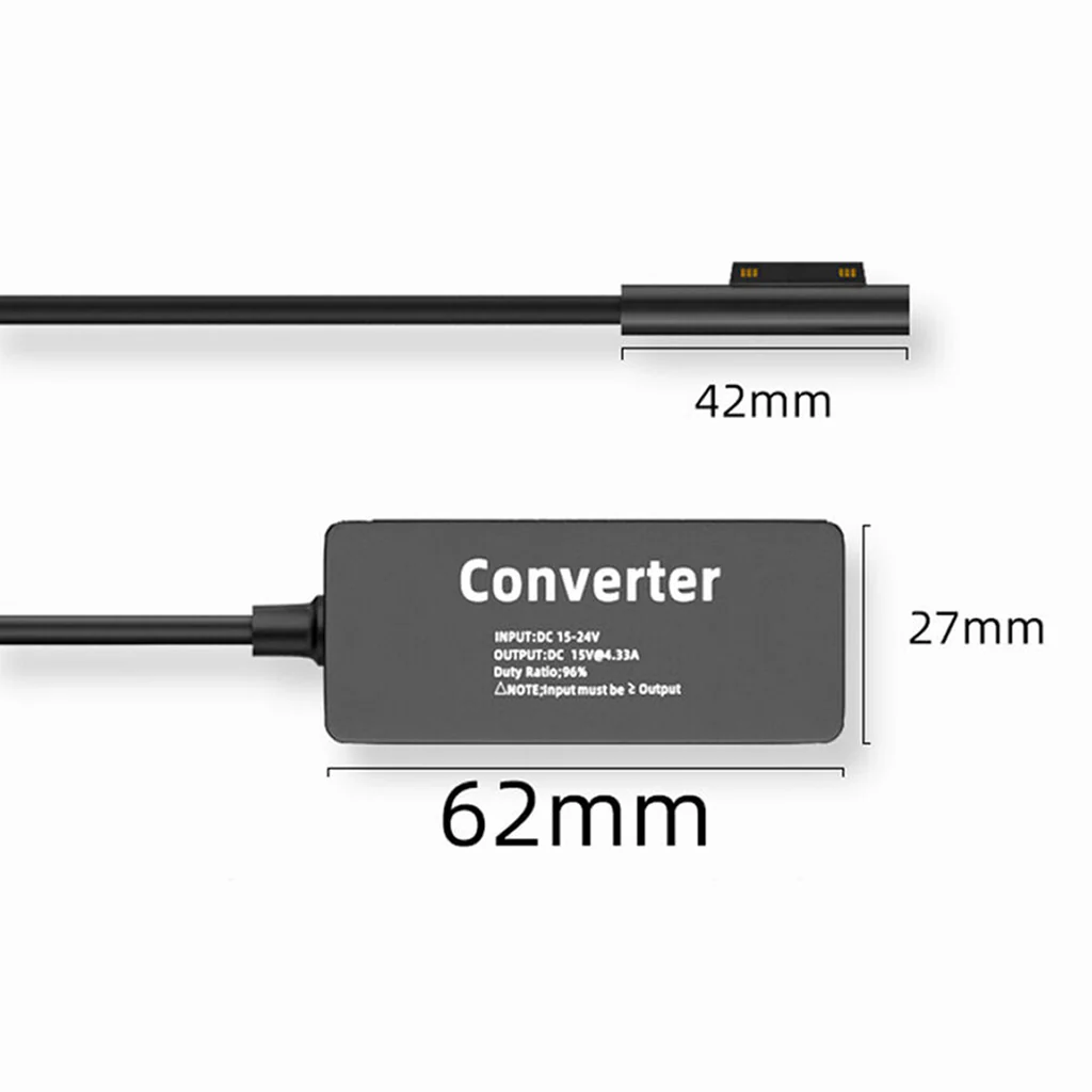 TECPHILE 65W Surface Pro Charging Converter Cable - Image 3