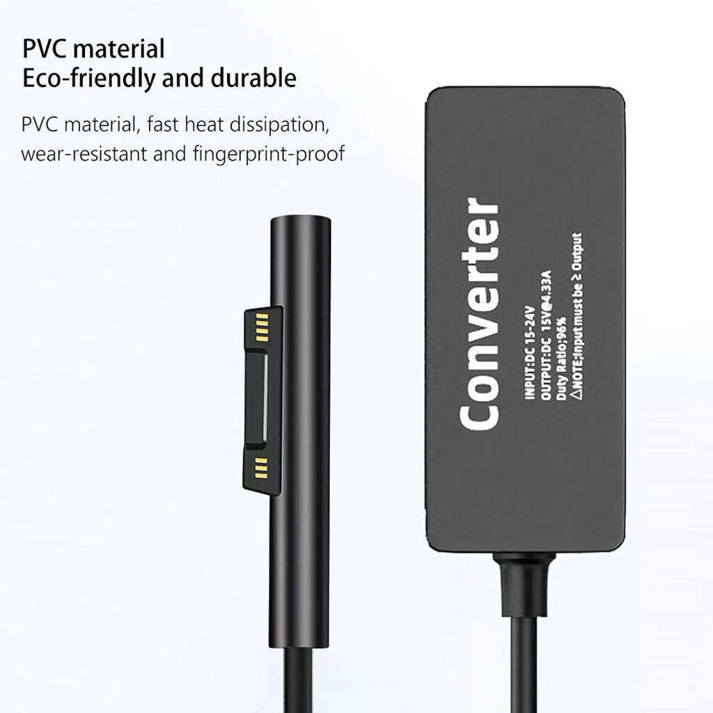 TECPHILE 65W Surface Pro Charging Converter Cable - Image 5