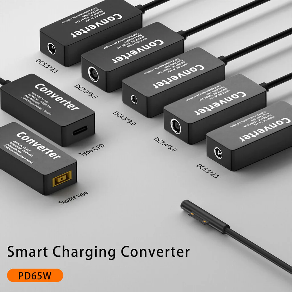 TECPHILE 65W Surface Pro Charging Converter Cable - Image 9