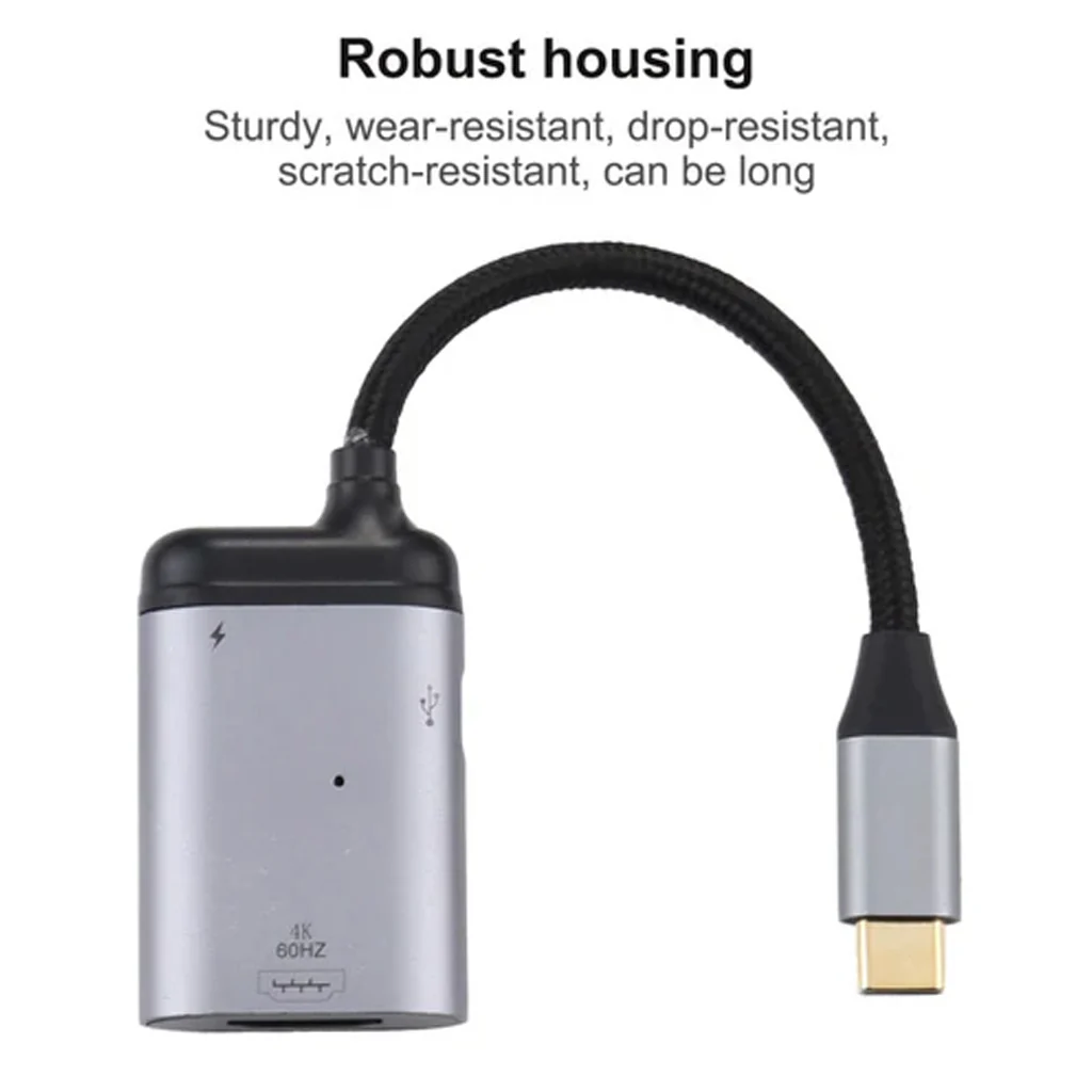 TECPHILE - PD 4K@60Hz Type C to HDMI Converter Cable - Image 3