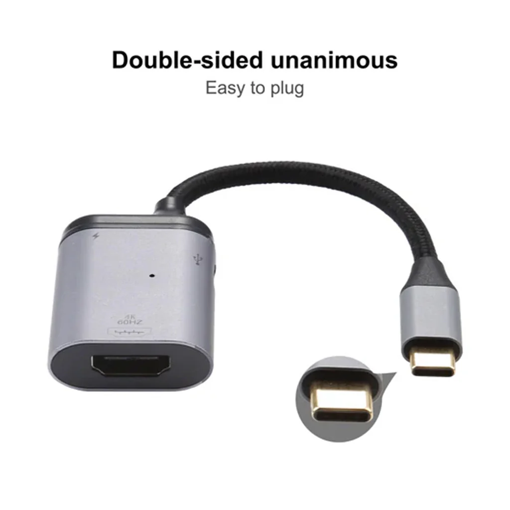 TECPHILE - PD 4K@60Hz Type C to HDMI Converter Cable - Image 4