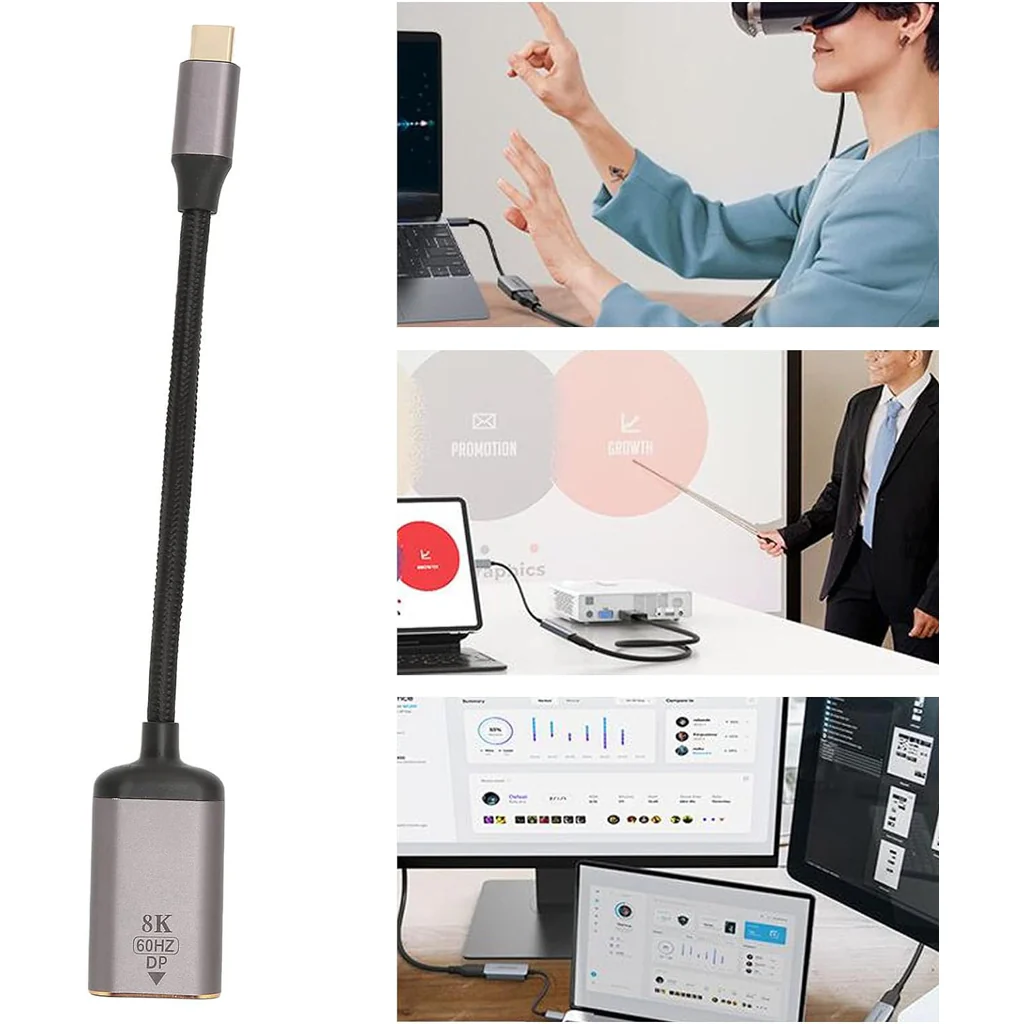 TECPHILE - 8K@60Hz DP to Type-C Portable Converter - Image 10
