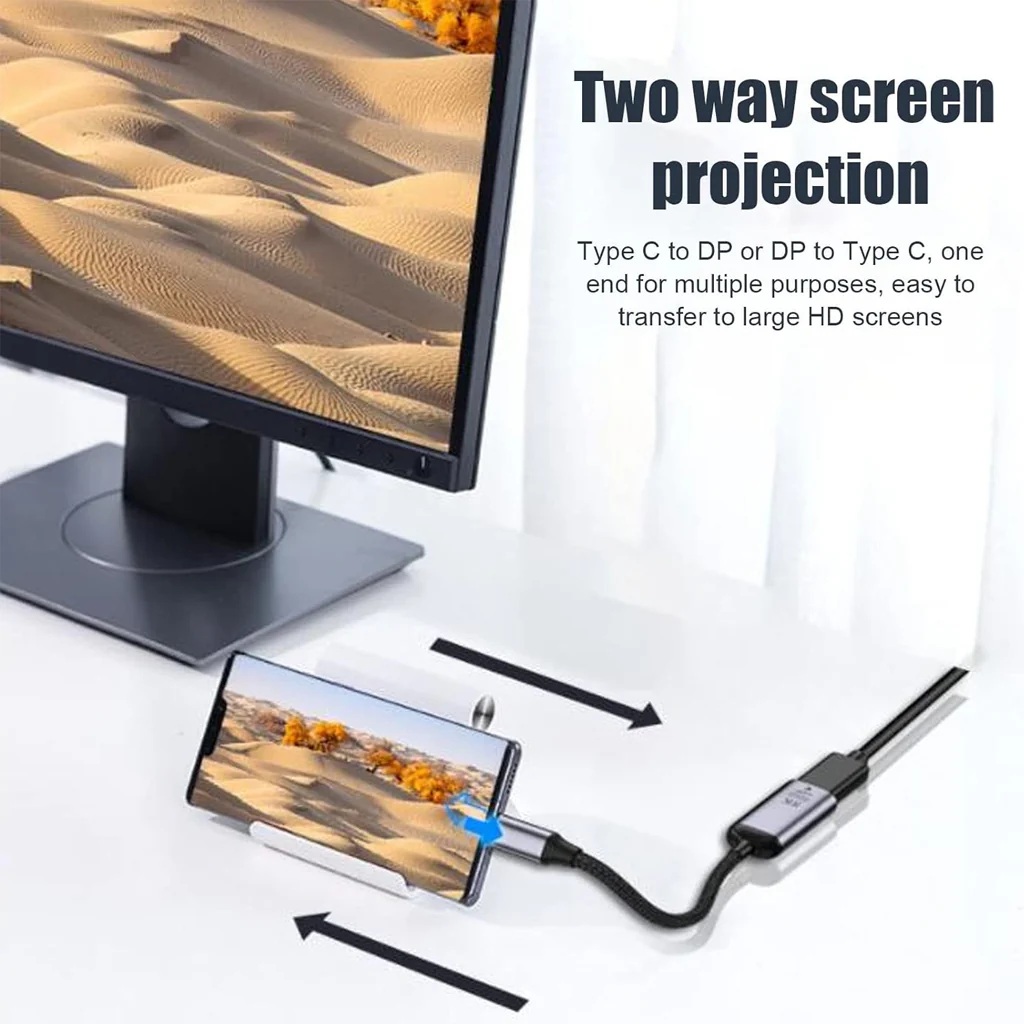 TECPHILE - 8K@60Hz DP to Type-C Portable Converter - Image 6