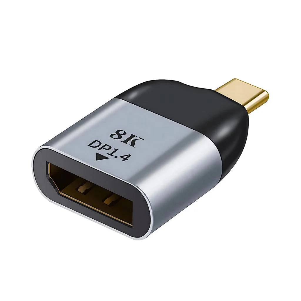 TECPHILE - 8K DP 1.4 to Type-C Adapter Converter