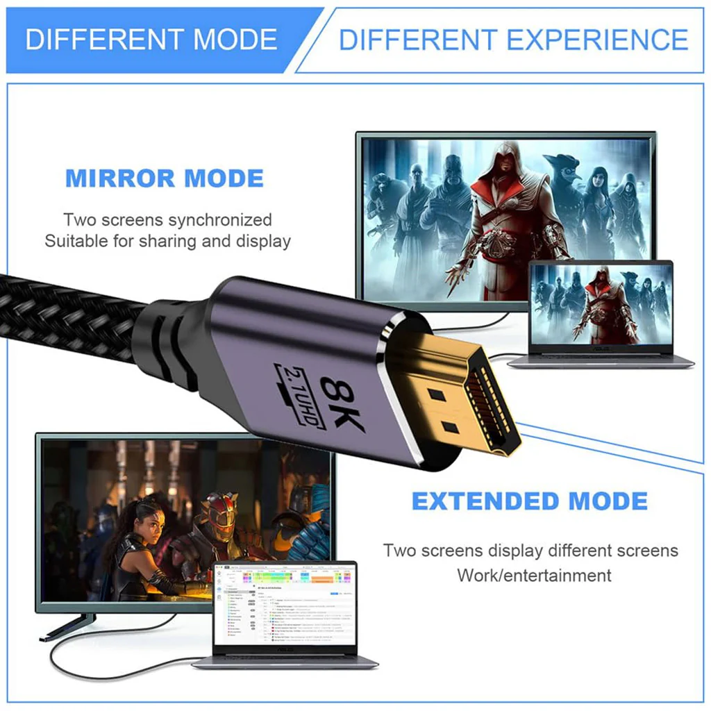 TECPHILE 8K HDMI to HDMI Magnetic Adapter Cable - Image 11