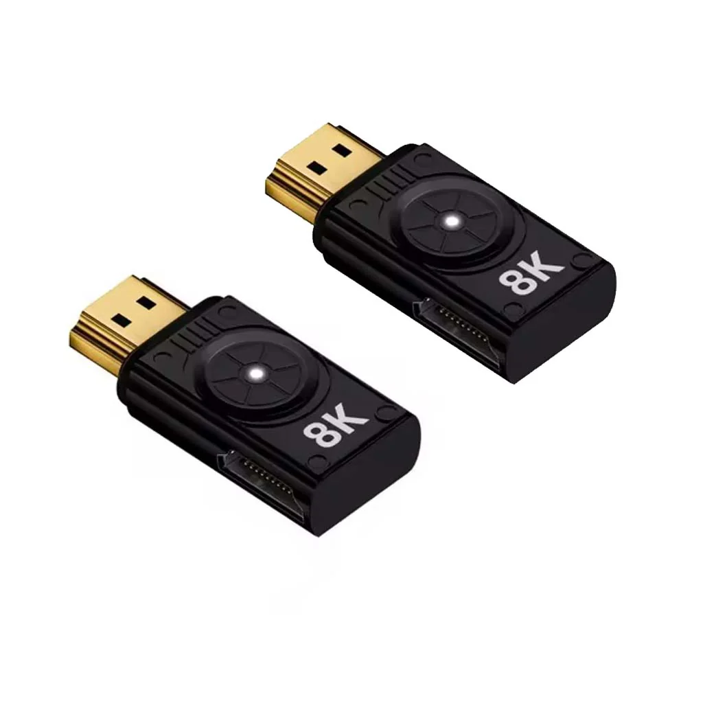 TECPHILE- 8K Magnetic HDMI Male to Female HDMI 90Â°Angled - Image 7