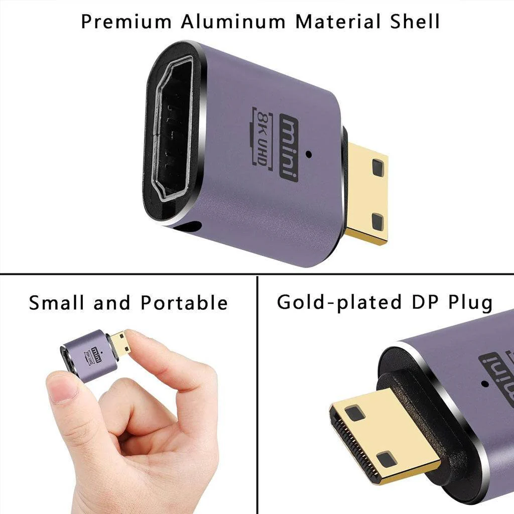 TECPHILE- 8K Mini HDMI to HDMI Adapter - Image 5