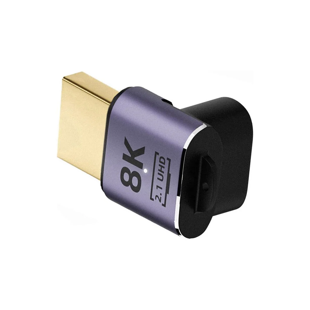 TECPHILE - 8K UHD HDMI 2.1 Adapter L Shaped Adaptor - Image 4