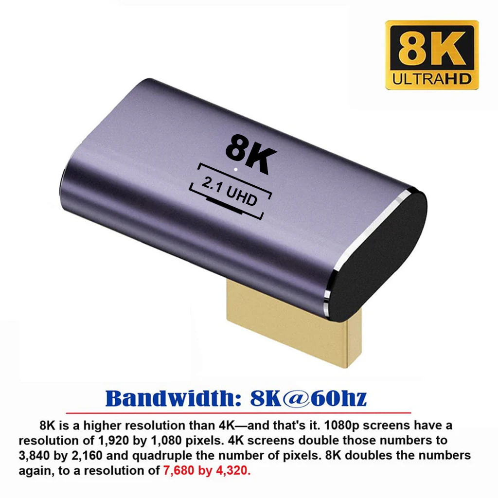 TECPHILE - 8K UHD HDMI 2.1 Converter Adapter - Image 5