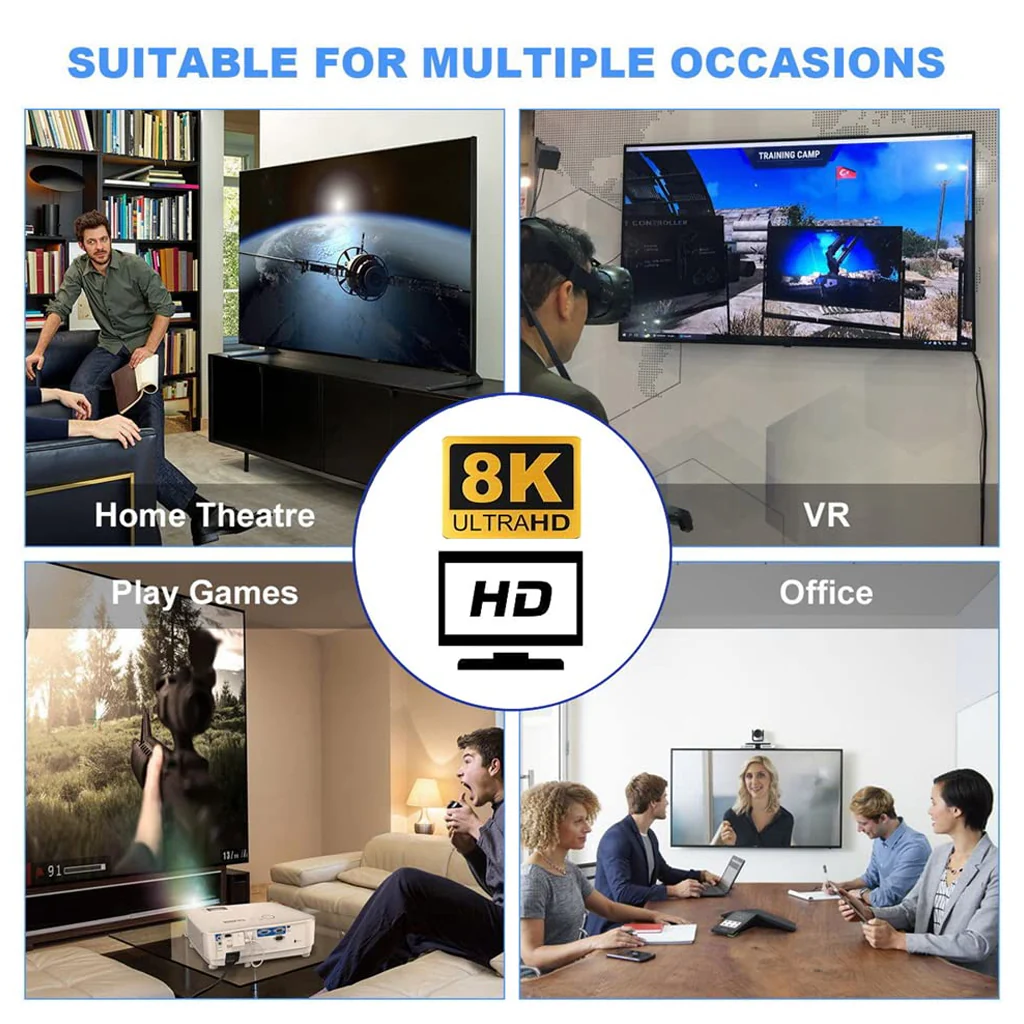 TECPHILE - 8K UHD HDMI 2.1 Converter Adapter - Image 9