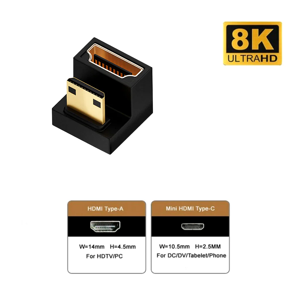 TECPHILE - 8K HDMI 2.1 to Mini HDMI Adapter - Image 3
