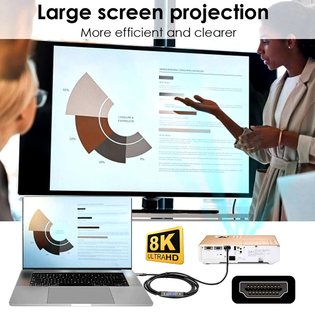 TECPHILE - 8K HDMI 2.1 to Mini HDMI Adapter - Image 7