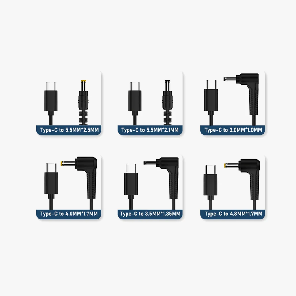 TECPHILE - 9V Type-C PD 65W to DC Power Adapter Cable - Image 15
