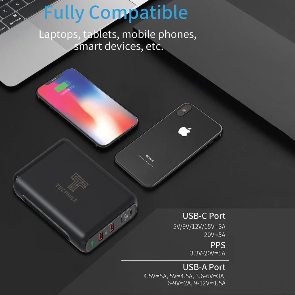 TECPHILE - A1903 150W GaN Charger - Image 8