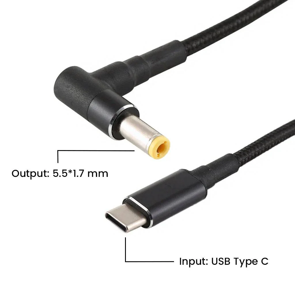 TECPHILE - 100WType-C PD Fast Charging Cable For Acer Laptop - Image 2
