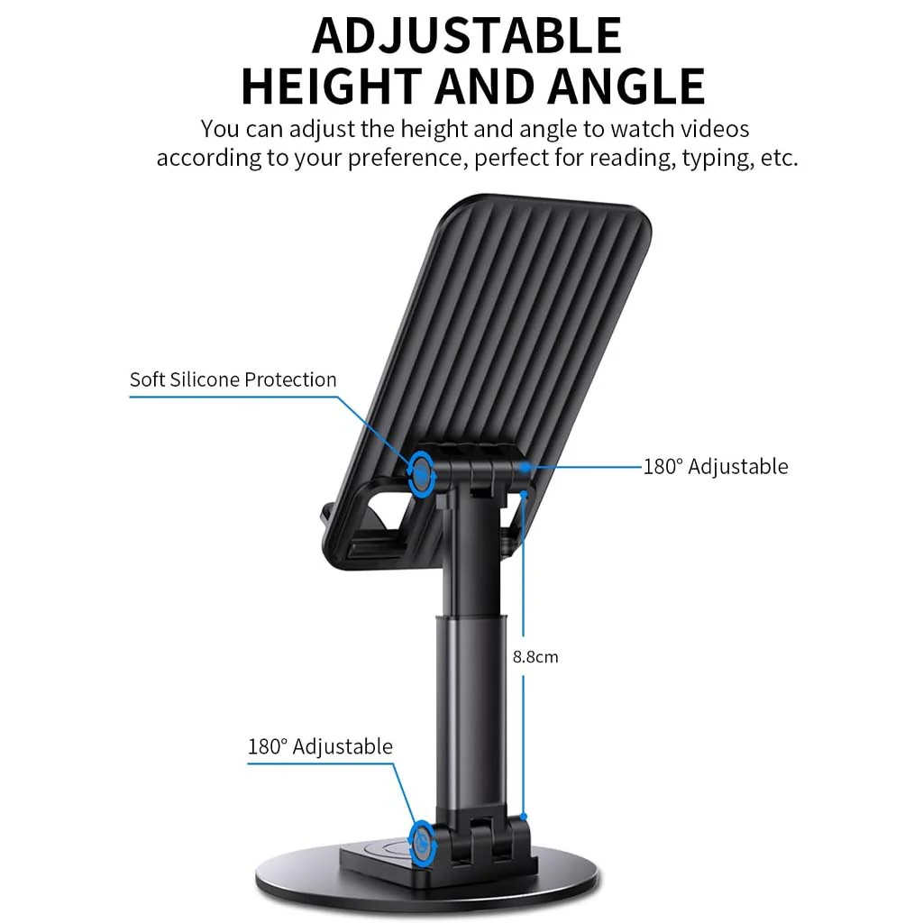 TECPHILE - Aerogrip 360-degree Adjustable Mobile Holder & Phone Stand - Image 3