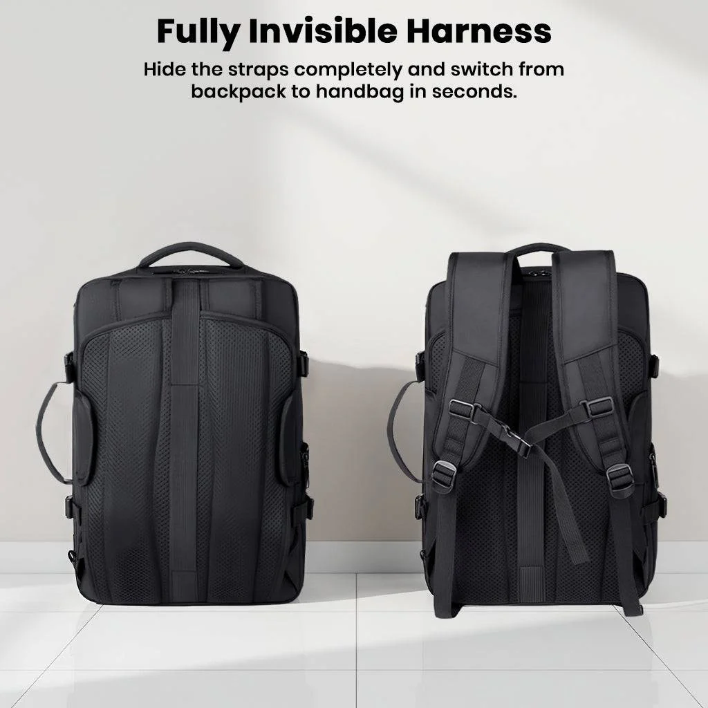 TECPHILE – Airbag Vacuum Backpack 36-55L Expandable Laptop Bag - Image 4