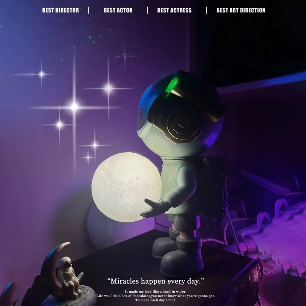 TECPHILE - Astronaut Galaxy Projector with Remote Control - Image 23