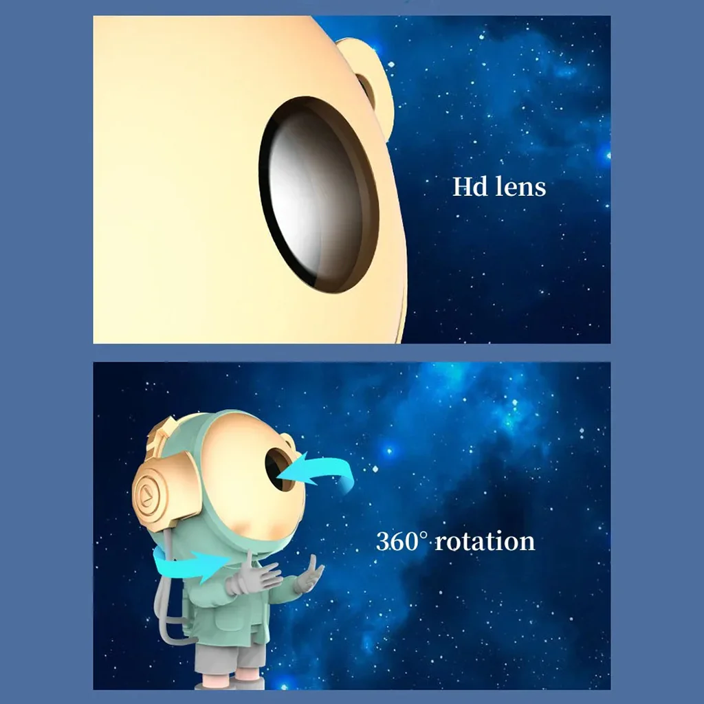 TECPHILE - Astronaut Galaxy Projector with Remote Control - Image 7