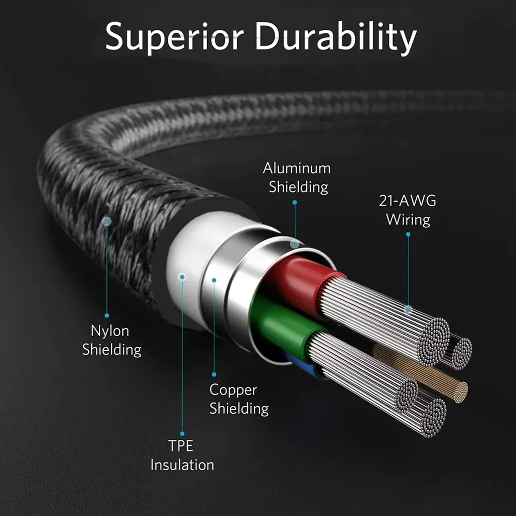 TECPHILE - 100W PD Charger Cable for Asus Laptop - Image 3