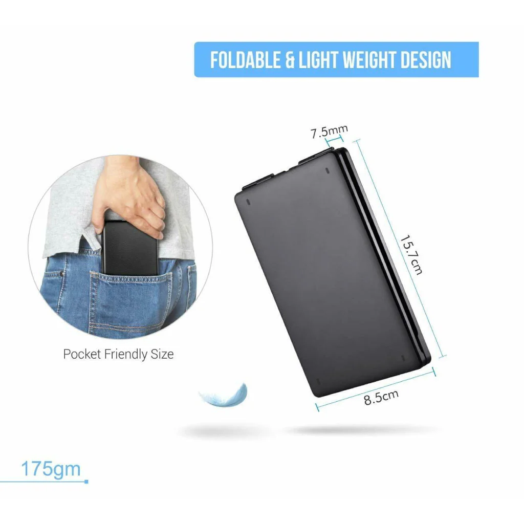 TECPHILE - B018 Foldable Wireless Keyboard (Demo Unit) - Image 4