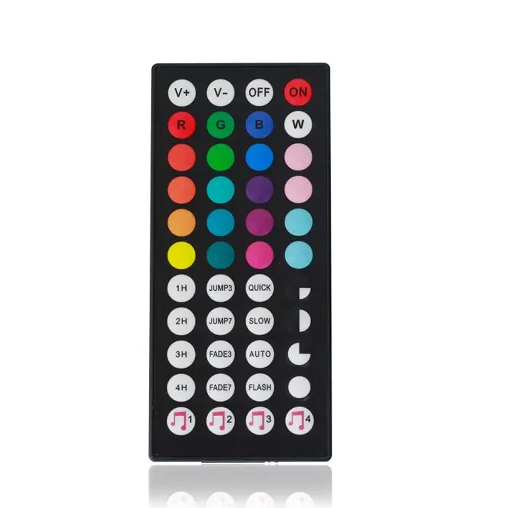 TECPHILE - Bluetooth RGB LED Strip Controller with 44 Keys Remote - Image 3