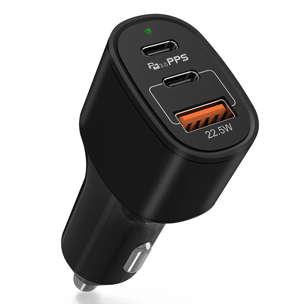 TECPHILE - C1903 60W Car Charger