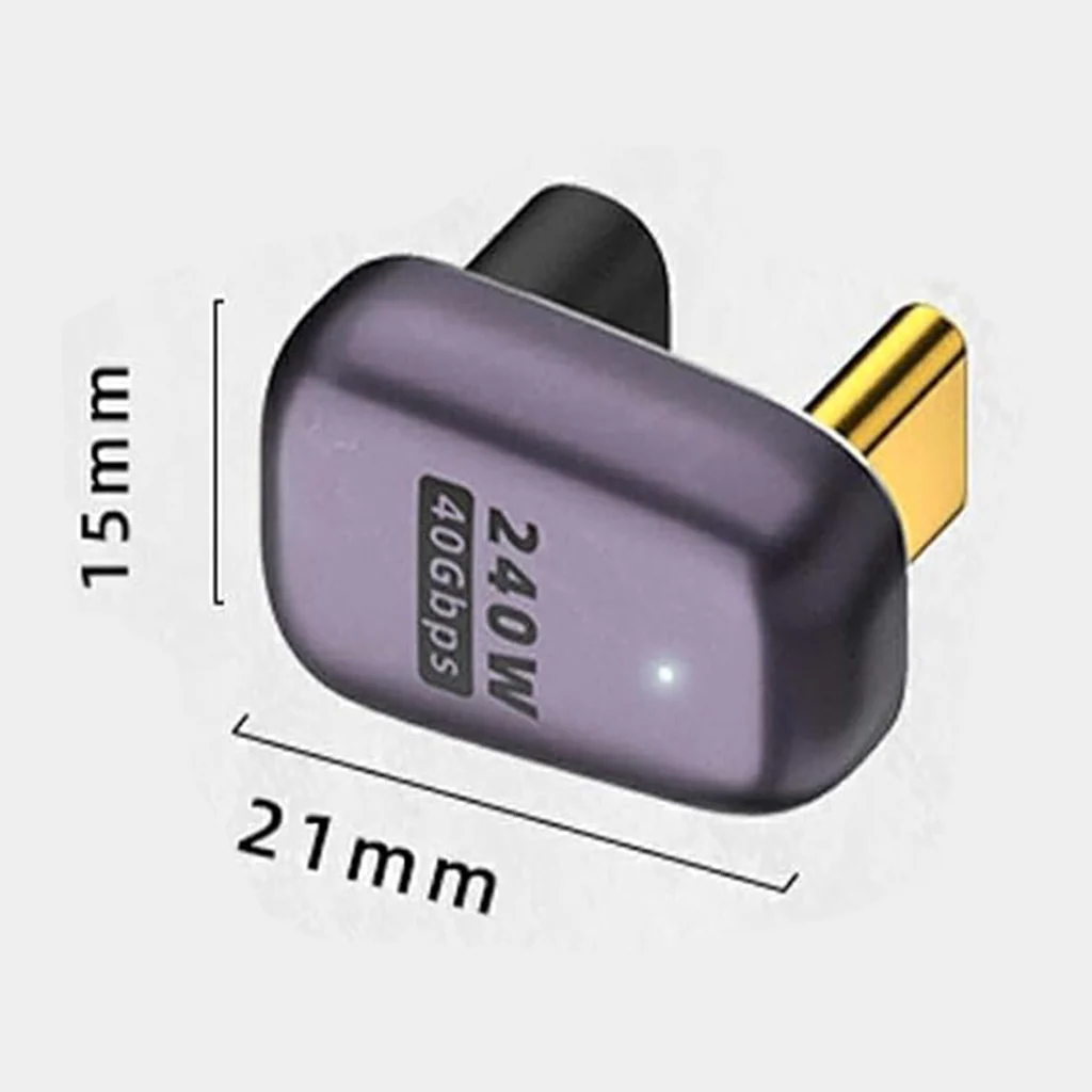 TECPHILE 240W PD Type C Male to Type C Female Adapter - Image 27