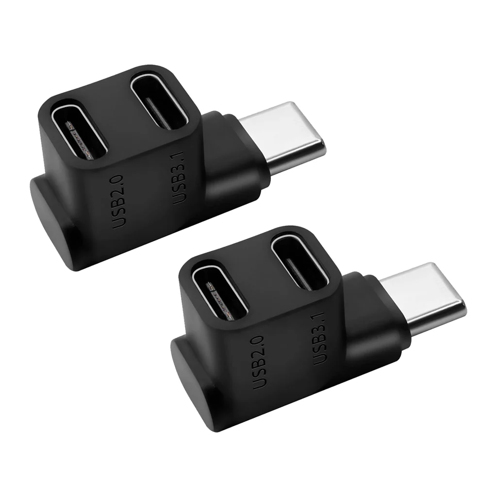 TECPHILE 100W Type C Male To Dual Type C Female Adapter - Image 8