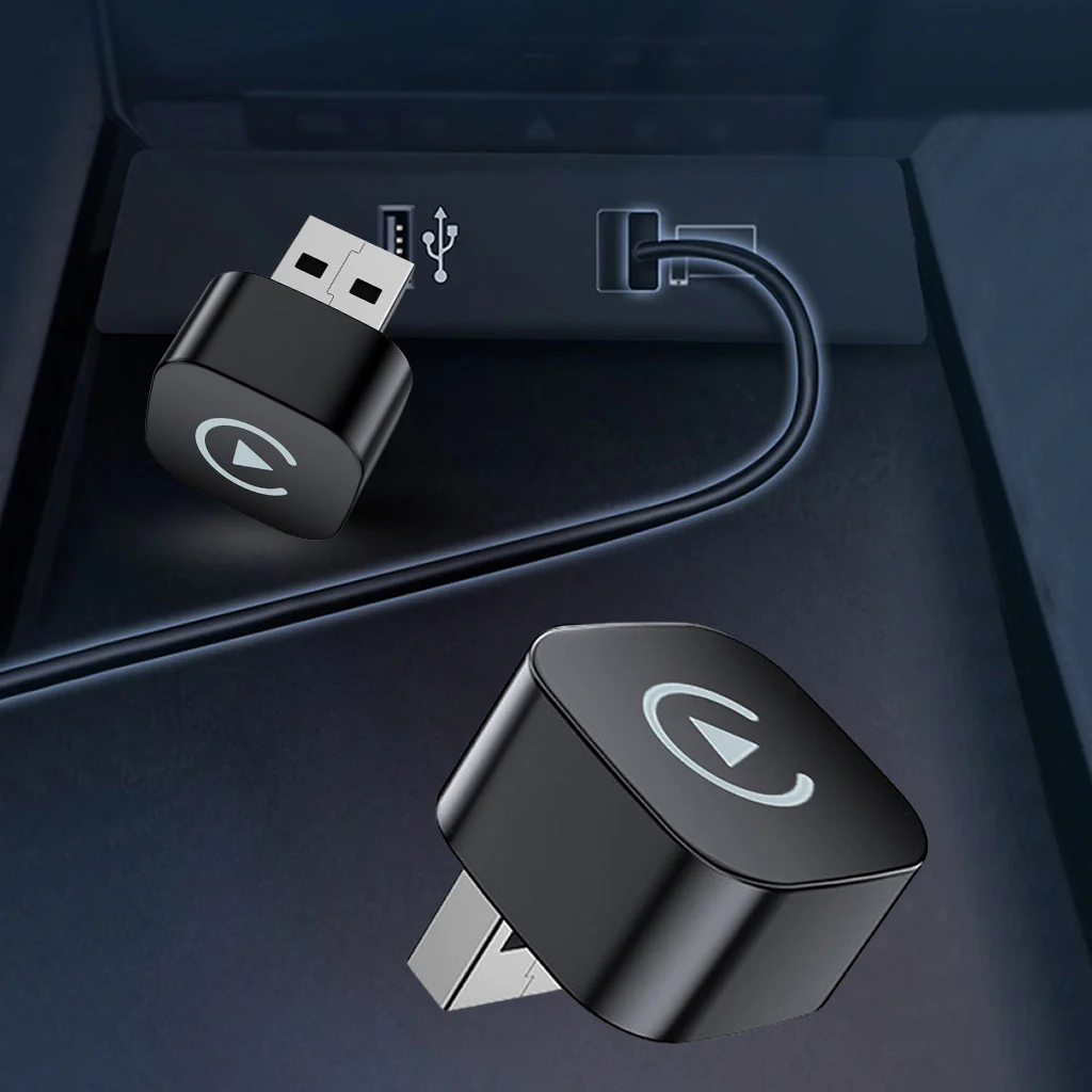 TECPHILE CarDock Wired to Wireless CarPlay & Android Auto USB Adapter - Image 11