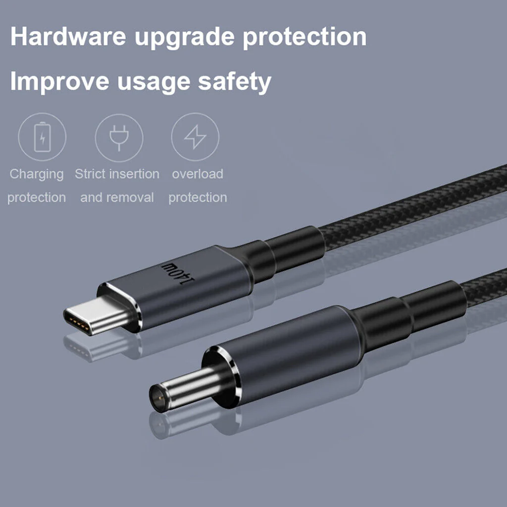 TECPHILE  CC1 140W Type C to DELL Laptop Charging Cable - Image 2