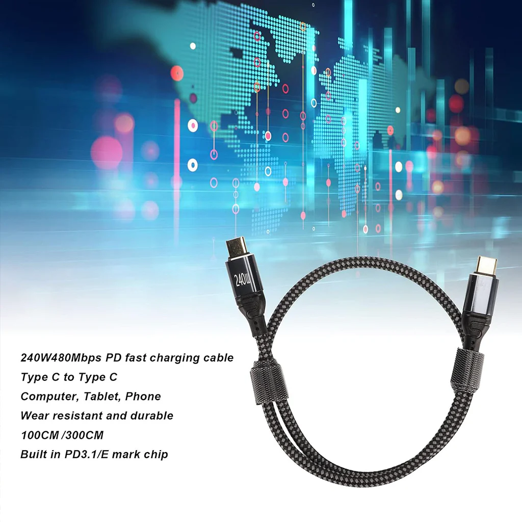 TECPHILE - CC8 Type C To Type C Cable - Image 4