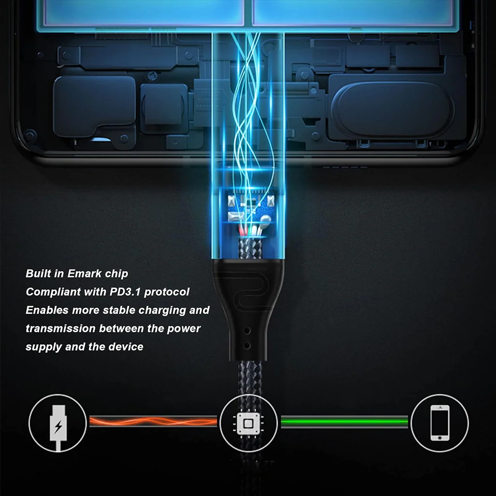 TECPHILE - CC8 Type C To Type C Cable - Image 5