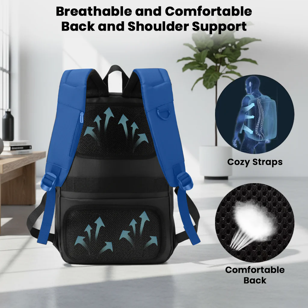 TECPHILE - COMPX Anti Theft Hard Shell Bag Laptop Backpack 15L Fit for 15.6” Laptop - Image 4