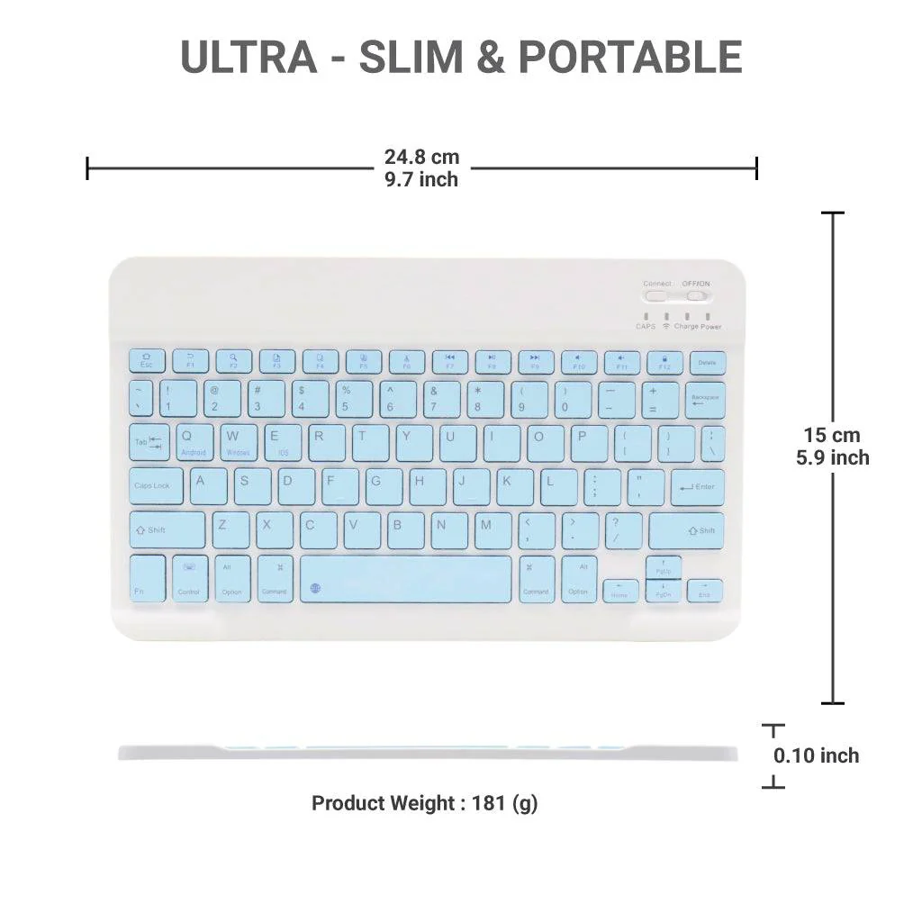 TECPHILE - CS030 Wireless Keyboard - Image 24