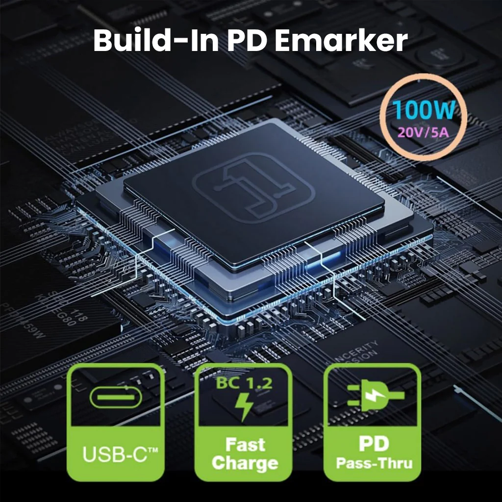 TECPHILE- DC to Type-C Adapter with Digital Display - Image 5