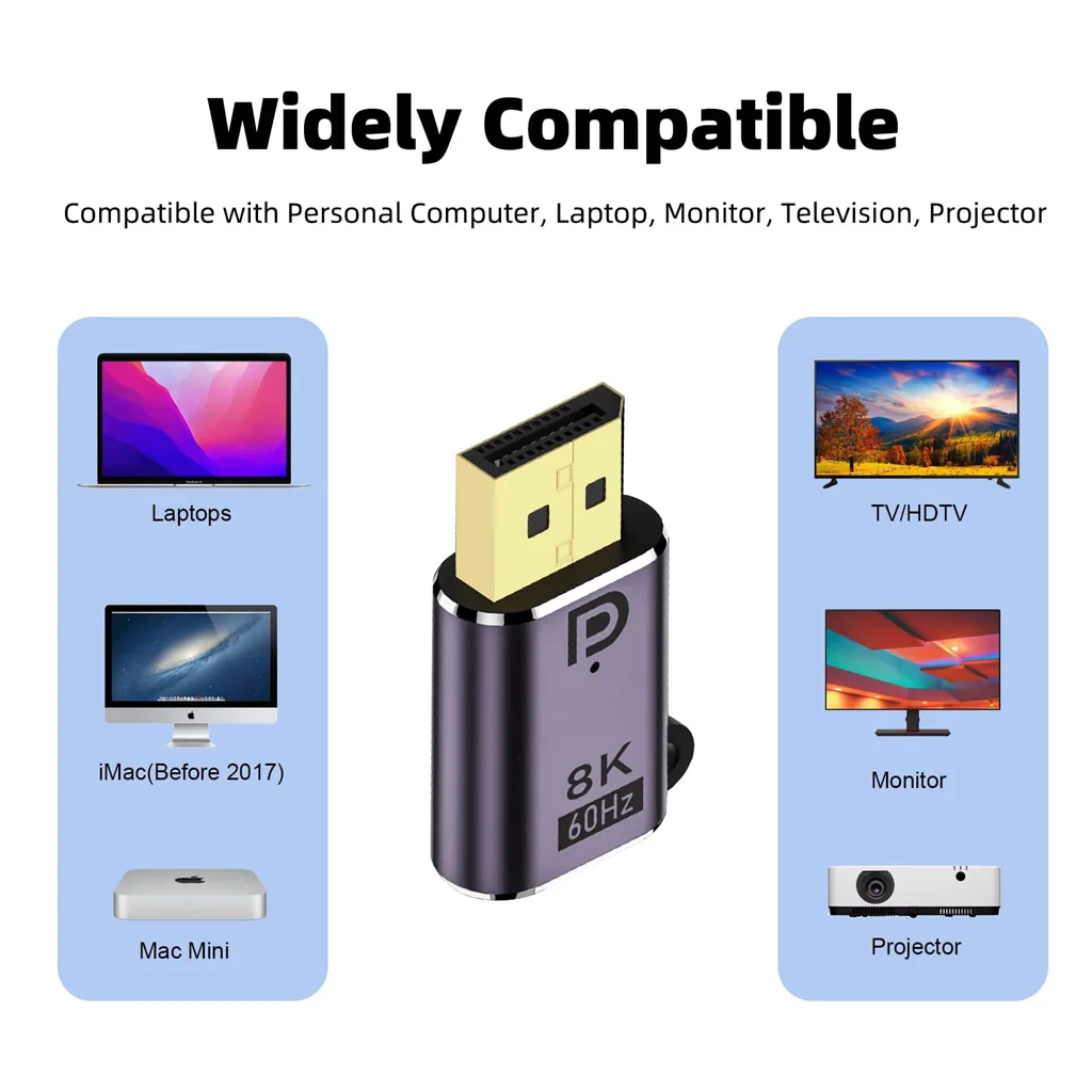 TECPHILE - DisplayPort Adapter 8K@60Hz - Image 2