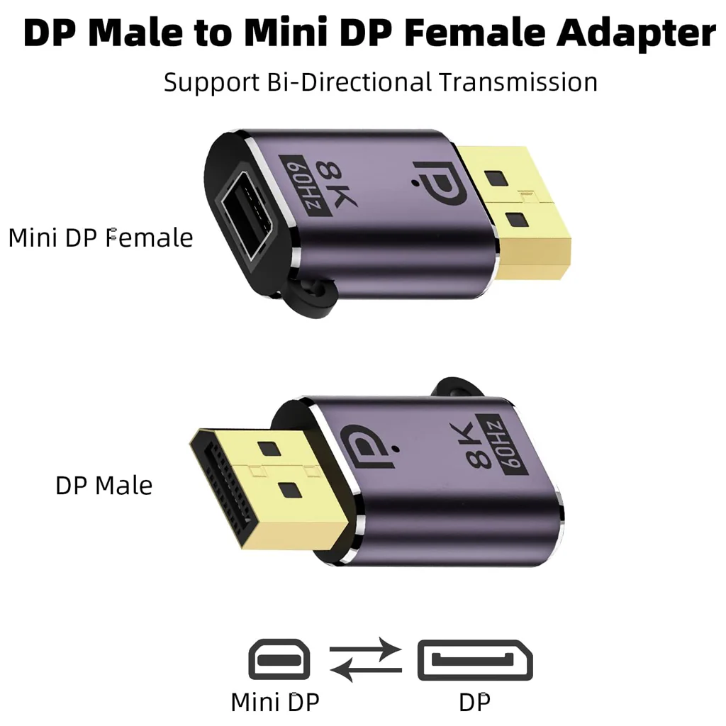 TECPHILE - DisplayPort Adapter 8K@60Hz - Image 3