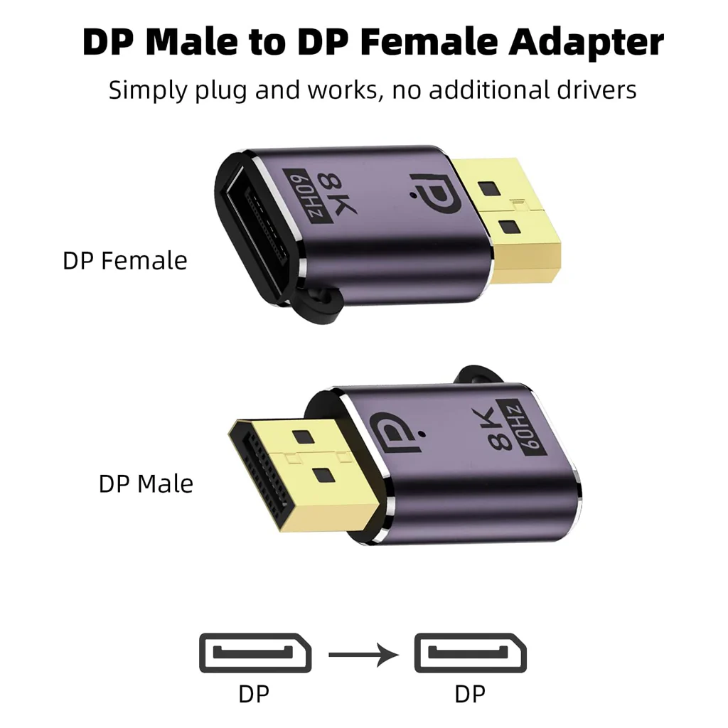 TECPHILE - DisplayPort Adapter 8K@60Hz - Image 6