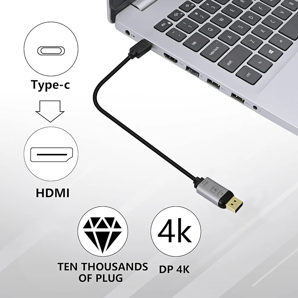 TECPHILE - DP to Type-C/HDMI Portable Converter - Image 3