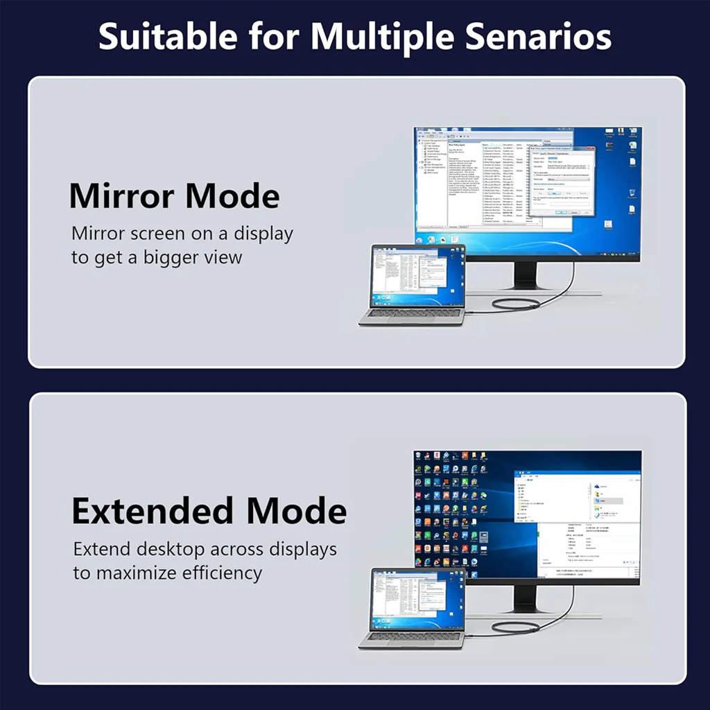 TECPHILE DP to Type-C 4K@60Hz Adapter Converter - Image 11