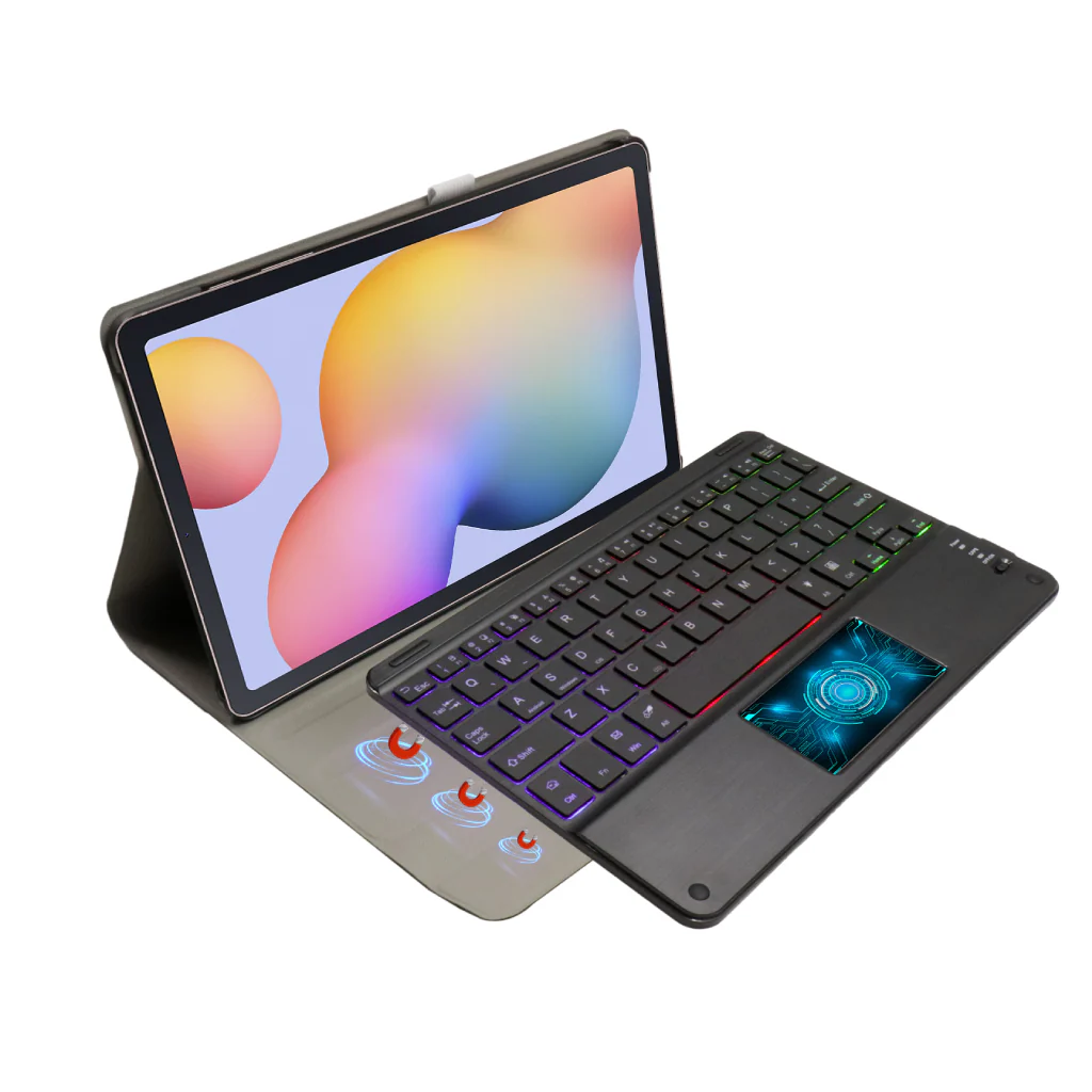 TECPHILE DY-P610T Wireless Keyboard Case for Samsung S6 Lite