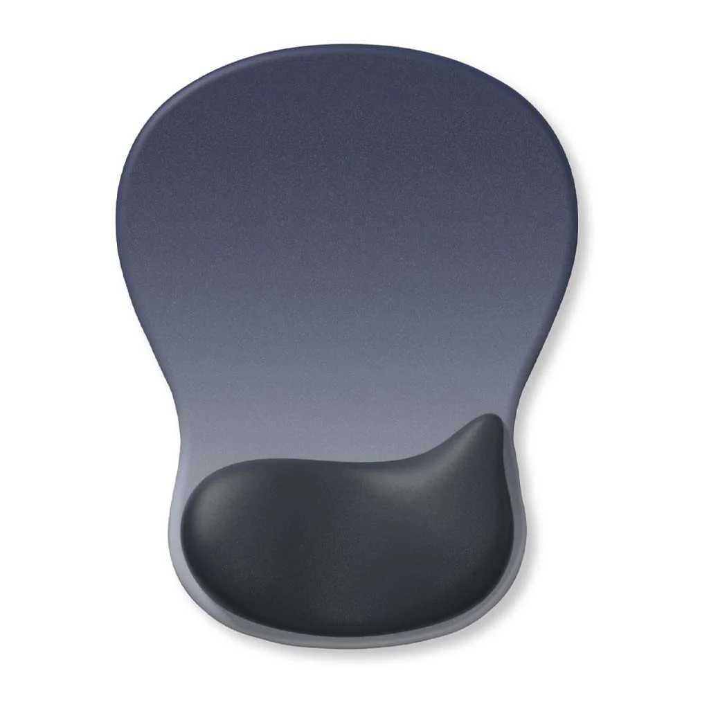 Silicone Gel Mouse Pad with Wrist Rest, Non-Slip Base